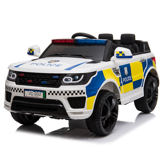 #2 Hot Selling LEADZM Dual Drive 12V 7Ah Police Car with 2.4G Remote Control White