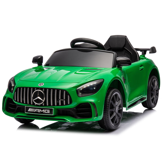 #1 Hot Selling LEADZM Dual Drive 12V 4.5Ah with 2.4G Remote Control Mercedes-Benz Sports Car Green